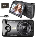 4K Digitale Camera 64MP Autofocus 3.0'' 180° Flip Scherm Draagbaar voor Foto & Vlog Met Time Lapse & Slow Motion & 20 Filters 32GB 2000mAh Ideaal voor Social Media Creators Beginners & Kinderen
