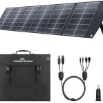 Ecosonique 200W draagbaar zonnepaneel multi-uitgang opvouwbare zonnemodule