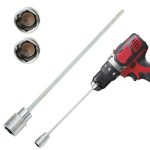 Beste caravan Caravan Hoek Steady Boor Adapter, Caravan Extension Socket Jack, 30 cm Caravan Beenstandaard Winder Boor Opzetstuk 19 mm Caravan Boor Winder Adapter Accessoires, Elektrisch booropzetstuk