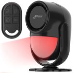 Beste Alarm Voor Camper CPVAN PIR Bewegingsmelder Alarm, Bewegingssensor Met Afstandsbediening, 125 dB, Anti-Diefstal Alarmsysteem Voor Huis, Camper, Flat, Auto, Garage, Kantoor, Winkels. Model: CP2-Pro, Zwart