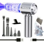 Wirelume Draadloze Handheld Auto Stofzuiger Mini draadloos handstofzuiger accu Draagbaar Oplaadbaar Lichtgewicht Krachtig 22000Pa Sterke Cyclonische Zuigkracht Blazende Borstelloze Motor Thuiskantoor