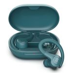 JLab Go Air Sport+ Hardloophoofdtelefoon - True Draadloze Bluetooth Hoofdtelefoon, Hook Over Ear Oordopjes voor Sport & Gym, 35+ Uur Speelduur In Oorpluggen, IP55 Zweetbestendig, Be Aware Modus, Teal