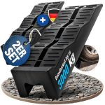 NTG Oprijwiggen voor camper, set van 2, 3-traps nivellering tot 3000 kg per set, antislipstructuur, ideaal voor caravans, campers en aanhangers, wiggen voor alle ondergronden