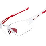 ROCKBROS Fietszonnebril Sportbril Dames Heren Fotochromatisch met UV400 Bescherming Fietsbril Transprante Meekleurend voor Buitensporten Zoals Fietsen, Autorijden, Hardlopen, Vissen, Fietsen