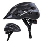 Dunlop Fietshelm - Mountainbike Helm - Maat L - Verstelbaar 58-61cm - LED Verlichting - Zwart