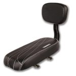 LIBRNTY Fietsachterzitje, kinderfietszitje, fietszitje accessoires, fietszitje met rugleuning, voor peuters, kinderen, vrienden, voor bevestiging aan de bagagedrager (kan 60 kg dragen) (model 1)