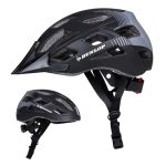 Dunlop Fietshelm - Mountainbike Helm - Maat M - Verstelbaar 55-58cm - LED Verlichting - Zwart