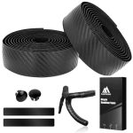 flintronic Fietsstuurband, 2 banden, stuurband voor racefiets, fietsen, mountainbike, antislip en schokdempend, 210 x 3 cm