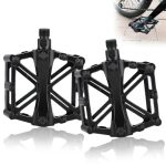Fietspedalen, 9/16 inch, lichte fietspedalen, MTB van aluminiumlegering met antislip pennen en soepel lopende lagers, pedalen, racefiets met breed platform voor mountainbikes, racefietsen, trekking