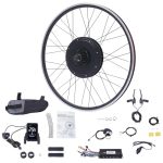 E-bike ombouwset, 48 V, 1000 W, ombouwset voor achter-/voorwiel, 28 inch, 74 cm, e-bike ombouwset met lcd-display, geïntegreerde controller
