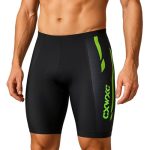 CXWXC Fietsbroek voor heren met dik siliconen zitkussen, fietsbroek voor heren, ademend, sneldrogend, schokbestendig (DE/NL/SE/PL, Alfabetisch, XL, Regular, Regular, Groen)