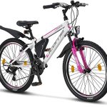 Licorne Bike Guide, 26 inch, 24 inch, 20 inch, 21 versnellingen, vorkvering, kinderfiets, jongens-meisjes-fiets & heren-dames-fiets, frametas