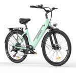 MileCity1 26” Elektrische Fiets Voor Volwassenen, 250W Motor Met 36V 13AH Verwijderbare Batterij, 42nm Koppel, 25KM/H Bij 100KM, IPX65 Waterdicht, Voordelige Elektrische Fiets
