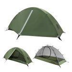 Underwood Aggregator 1-persoons Backpacking Tent - Lichtgewicht Waterdichte Tent voor 1 Persoon, Gemakkelijk Op te Zetten Compacte 1-persoons Koepeltent, 3-seizoenen Tent voor 1 Persoon voor Wandelen