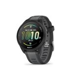 Garmin Forerunner 165-43mm- Lichtgewicht GPS hardloophorloge - AMOLED Beeldscherm - Nauwkeurig tempo - afstand en hartslag - aanpasbare trainingsschema's - tot 11 dagen batterij - Black-Slate Grey