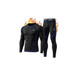 Beste thermokleding Thermo-ondergoed voor heren functioneel ondergoed ski-ondergoed winter ondergoedset warm zacht ademend thermo-onderhemd thermo-onderbroek maat L