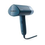 Philips 3000 Series handstomer - 1000W, 20 g/min stoom, Afneembare 100ml watertank, Kunststof plaat, Blauw (STH3000/20)