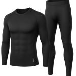 Beste thermokleding heren BENNIES Thermo-ondergoed voor heren, winter, functioneel, ski-ondergoed, onderkleding, set, warm, zacht, ademend