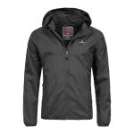 Höhenhorn Rigi Regenjas voor heren, met capuchon, voor vrije tijd en outdooractiviteiten, Midnight Zwart, L