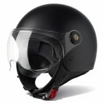 VINZ Duoro Jethelm met Vizier ECE 22.06 | Scooter Helm Snorfiets Brommer | Motorhelm in XS-XXL voor Dames en Heren - Mat Zwart