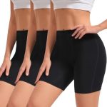 Beste boxershorts dames INNERSY Boxershorts voor Dames, Katoen, Onderbroek met Hoge Taille, Panties, Anti-Scheuren Ondergoed, 3-Pack, L