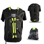 Beste motor airbag vest Aspar Air Model 0.5 – airbag-vest voor motorfiets, goedgekeurd – ontworpen en gemonteerd in Spanje, inclusief opblaasbare gasfles en Aspar-rugzak, Zwart, S