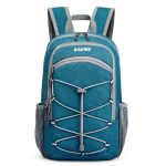 G4Free Mini 12L Wandelrugzak RFID Kleine Rugzak Compacte Multifunctionele Dagrugzakken voor Mannen Vrouwen Camping Wandelen Dagtrip, Pauw Blauw