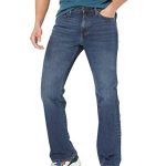 Beste stretch jeans heren Amazon Essentials Heren Straight-fit Stretch Bootcut Jean ,Middelgroot wassen ,42W / 32L
