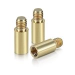 kwmobile gewichtjes voor dartpijlen - Set van 3 in goud - 1,5 gram - Voor 2BA pijlen - Verhoogt gewicht van je dartpijlen