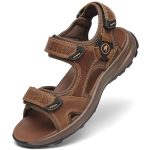 Beste sandalen heren FLARUT Sandalen voor Heren Trekkingsandalen Wandelsandalen Strandsandalen Wandelschoenen Outdoorsandalen(Bruin,43)