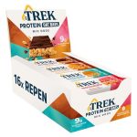 JB's TREK Eiwit Havermoutreep | Mixdoos | Plantaardige Eiwitten | Glutenvrij | 16 x 50g Repen | 800g