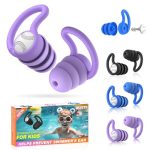 Beste oordopjes zwemmen kind Oordopjes voor kinderen, waterdichte, herbruikbare zachte siliconenbescherming, voor douchen, surfen, snorkelen en andere activiteiten (3 paar)