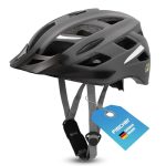 FISCHER Urban Levin, fietshelm voor volwassenen, fietshelm, maat L/XL, 58-61 cm, grijs, met verlicht binnenringsysteem