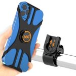 Telefoonhouder voor op de fiets, universele houder, 360 graden draaibaar, telefoonhouder voor motor compatibel met iPhone 17/16/15/Pro MAX/Pro/Mini/SE/XS, voor smartphones van 4,5-7 inch (11,4-17,8）