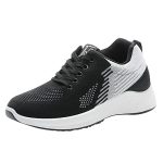 Orthopedische schoenen voor dames, hielspoor, vrijetijdsschoenen voor dames, sportief, ademend, blote voetschoenen met veters, wandelschoenen, slip-on sneakers, mesh, sportschoenen, comfortabele