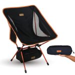 Beste lichtgewicht kampeerstoel TREKOLOGY YIZIGO Ultra Lichtgewicht Campingstoel -Strandstoelen - Voor Buitenshuis Ligbed, Kamperen, Picknicks, Tuin, Vissen- Camping/Beach Chair Met Tas - Duurzaam, Opvouwbaar & Draagbare Klapstoel