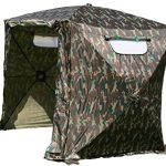 Vistent voor 2 personen, karpertent, weerbestendige tent zonder bodem, camouflage, in 30 seconden alleen opgezet en gedemonteerd
