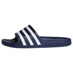adidas uniseks-volwassene Adilette Aqua Slides Slipper, Dark Blue / Cloud White / Dark Blue, 43 EU