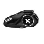 LEXIN G2P Intercom voor motorfiets, bluetooth, met 4 vervangbare hoesjes, communicatiesysteem, ruisonderdrukking, handsfree, motorfiets, bluetooth-headset voor motorfiets/ATV/fiets