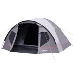 Portal Verduisterende tent voor 2-4 personen met veranda, campingtent voor 3 tot 4 personen, met ingenaaid grondzeil, 4000 mm, waterdichte festivaltent, lichtgewicht koepeltent voor buiten, backpacken