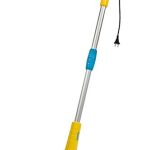 GLORIA Thermoflamm BIO Fix vlamapparaat | Elektrische onkruidverdelger, onkruidbrander | Eenvoudige en veilige bediening | Groter werkoppervlak | Voor onkruidvrije tuin en looppad (1100W), geel/blauw