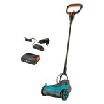 Gardena Accu Grasmaaier HandyMower 22/18V P4A Gebruiksklare set: Klein, Lichtgewicht, Mulchmes, Gazons tot 50 m², Snoerloos (14620-20)