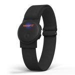 Beste hartslagmeter pols moofit HW401 hartslagmeter armband, IP67 waterdicht, ondersteuning Bluetooth/ANT+, oplaadbare optische hartslagsensor armband werkt met Wahoo, Zwift, Strava, Elite HRV