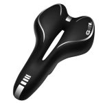 Noxtioanip Fietszadel, gelfietszadel, schokdempend, ademend, ergonomisch, zadel voor lange afstanden en dagelijkse ritten, voor stadsfiets, mountainbike