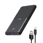 VRURC 30000mah Powerbank snel opladen 22.5W grote capaciteit draagbare oplader Externe Batterij USB C power bank 4 uitgangen en 3 ingangen compatibel met iPhone/Samsung/Huawei Smartphone (zwart)