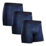 Beste boxershorts heren forum DANISH ENDURANCE Sport Boxershorts voor Heren, Droog Gevoel, Anti Schuren, met Normale of Lange Pijpen, 3-Pack, Blauw, M