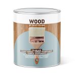 Craft Colors WOOD Transparante lak voor binnen en buiten, 2-in-1 grondlaag en houtlak, zijdemat, milieuvriendelijk, houtlak voor buiten, weerbestendig, blanke lak hout, Made in Germany