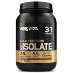 Optimum Nutrition ON Gold Standard 100% Isolate Pure Whey Proteïne, Natuurlijke Voorkomende BCAA's en Glutamine, Pre- en Post-Workout, Chocoladesmaak, 31 Porties, 930 g