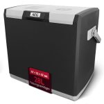 AEG Automotive KK Thermo-elektrische koelbox, 28 liter, 12/230 volt voor auto en stopcontact, zwart