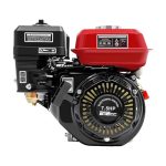 Beste motors Benzinemotor, 4-takt, 4 kW (7,5 pk), kartmotor, handmatige starter, staande motor, 212 cc, 3600 omw/min, eencilindermotor met oliefalarm, voor skelters, motorfietsen, grasmaaiers